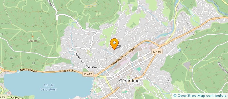 localisation de l'entreprise MONSIEUR LEO TISSERAND  GERARDMER