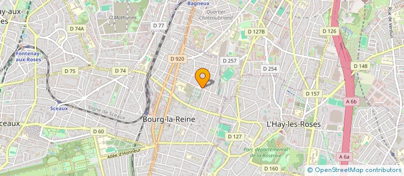 localisation de l'entreprise MONSIEUR LEO TONNA à BOURG-LA-REINE