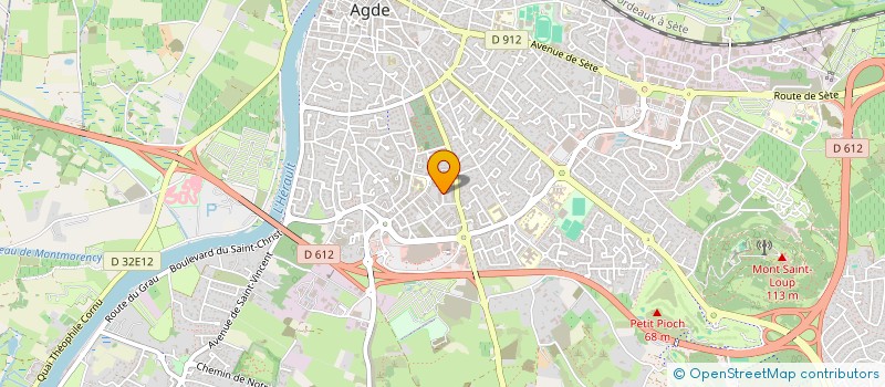 localisation de l'entreprise MONSIEUR LEO TOUSSAINT à AGDE