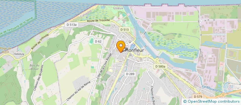 localisation de l'entreprise MONSIEUR LEO TOUTAIN  HONFLEUR