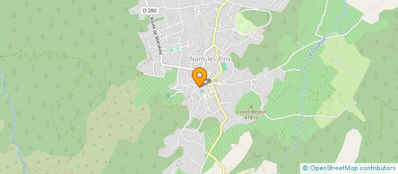 localisation de l'entreprise MONSIEUR LEO TRICOIRE  NANS-LES-PINS