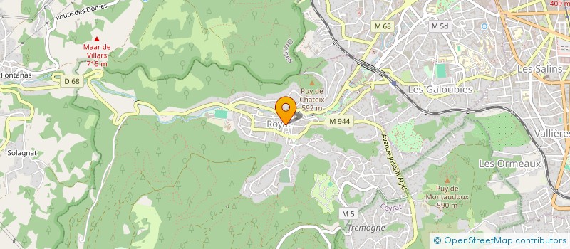 localisation de l'entreprise MONSIEUR LEO TUAL  ROYAT