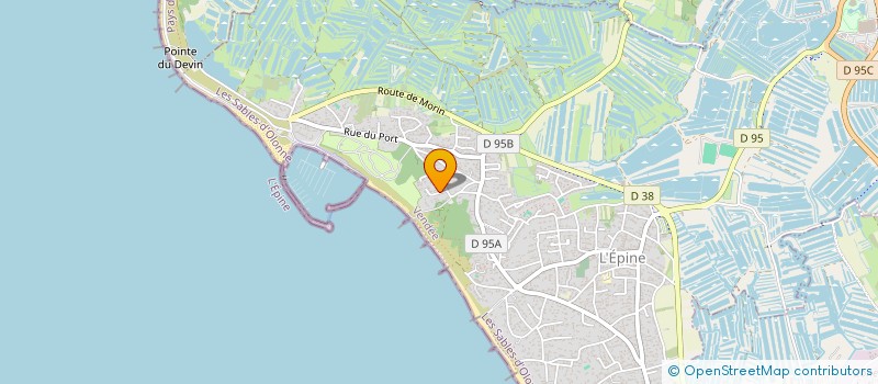 localisation de l'entreprise MONSIEUR LEO TUDEAU à L'EPINE