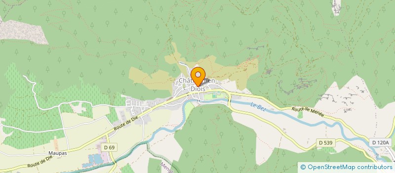 localisation de l'entreprise MONSIEUR LEO TURC  CHATILLON-EN-DIOIS