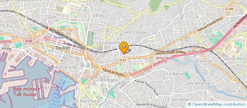 localisation de l'entreprise MONSIEUR LEO URSI  TOULON