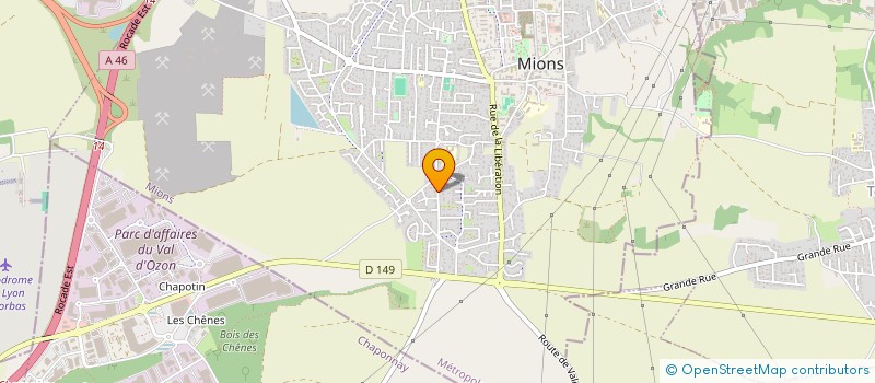 localisation de l'entreprise MONSIEUR LEO VALENTIN  MIONS