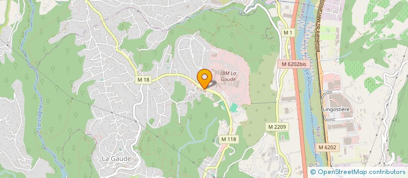 localisation de l'entreprise MONSIEUR LEO VALLET  LA GAUDE