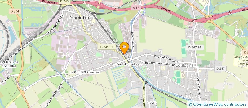 localisation de l'entreprise MONSIEUR LEO VASSEUR  COULOGNE