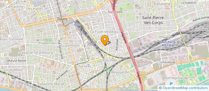 localisation de l'entreprise MONSIEUR LEO VERNIN  TOURS