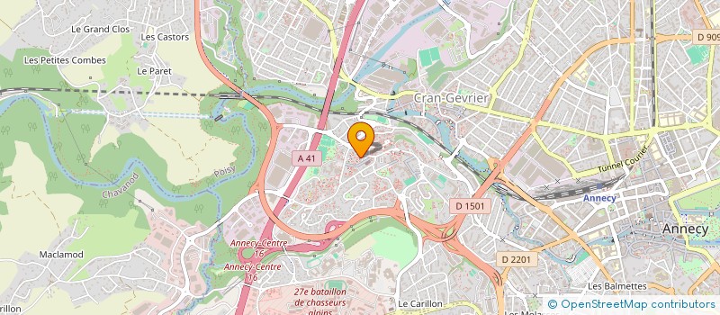 localisation de l'entreprise MONSIEUR LEO VIART à ANNECY