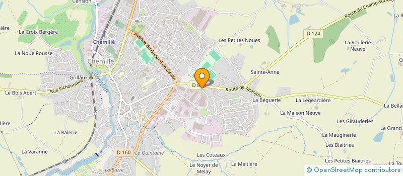 localisation de l'entreprise MONSIEUR LEO VINCENT  CHEMILLE-EN-ANJOU