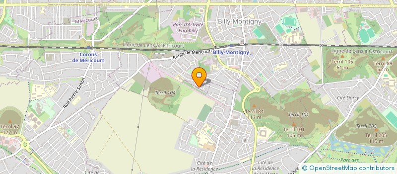 localisation de l'entreprise MONSIEUR LEO VULLO  BILLY-MONTIGNY