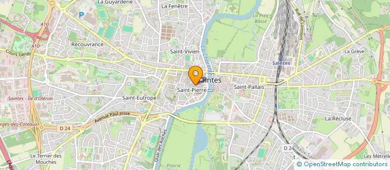 localisation de l'entreprise MONSIEUR LEO WINTERSTEIN  SAINTES