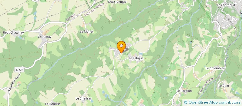 localisation de l'entreprise MONSIEUR LEO ZAMBRANA  LOIRE-SUR-RHONE