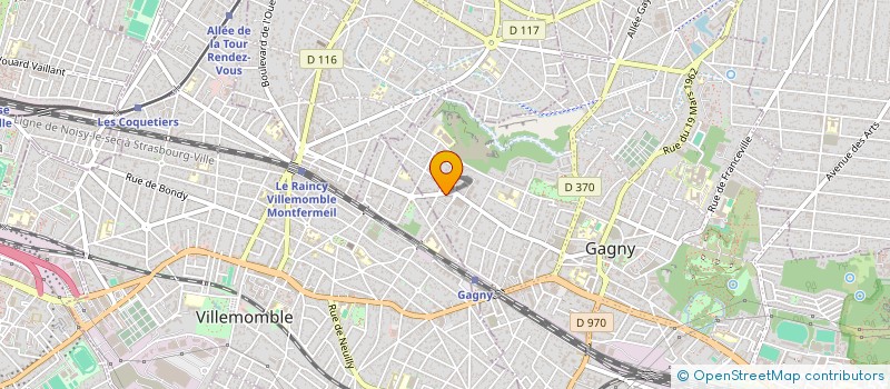 localisation de l'entreprise MONSIEUR LEO ZANARDI  GAGNY