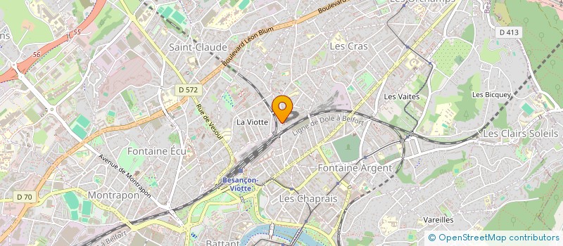 localisation de l'entreprise MONSIEUR LEO ZERBIB  BESANCON