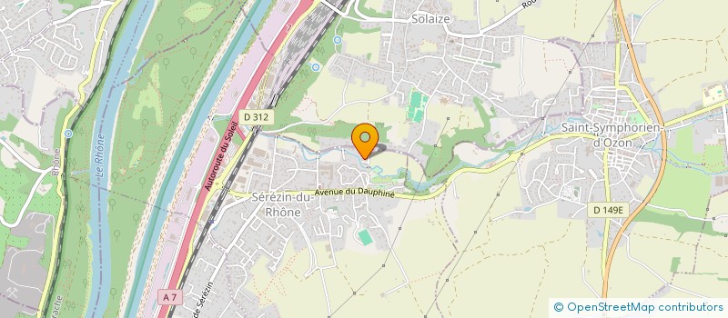 localisation de l'entreprise MONSIEUR LEO ZIMMERMANN  SEREZIN-DU-RHONE