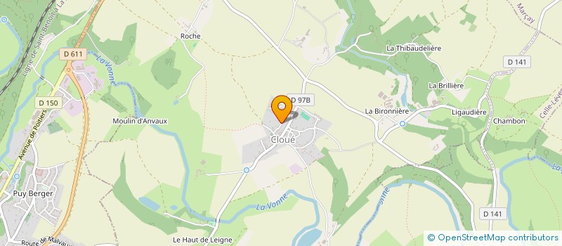 localisation de l'entreprise MONSIEUR LEOGANE NOEL  CLOUE