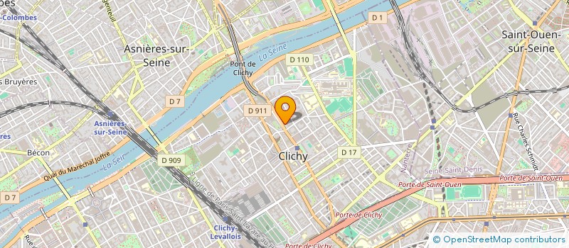 localisation de l'entreprise MONSIEUR LEON AMPION à CLICHY