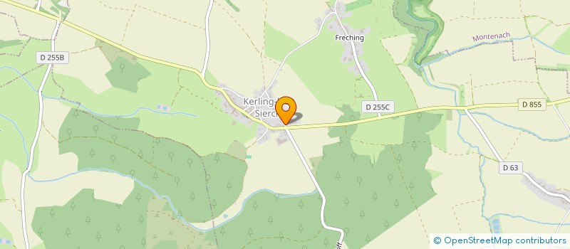 localisation de l'entreprise MONSIEUR LEON ANDRE  KERLING-LES-SIERCK