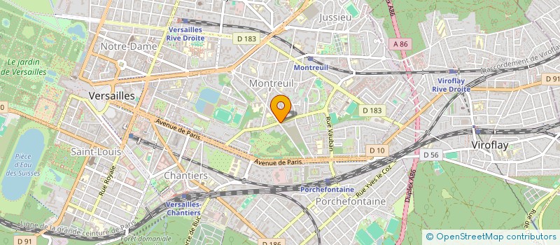 localisation de l'entreprise MONSIEUR LEON ANTOINE à VERSAILLES