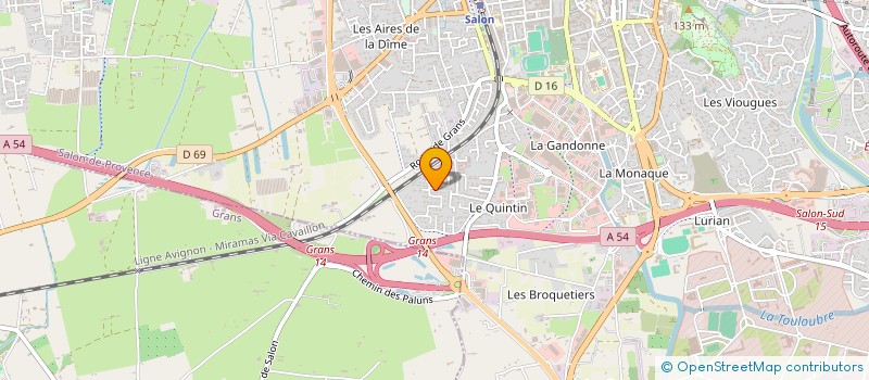 localisation de l'entreprise MONSIEUR LEON ARNAUD  SALON-DE-PROVENCE