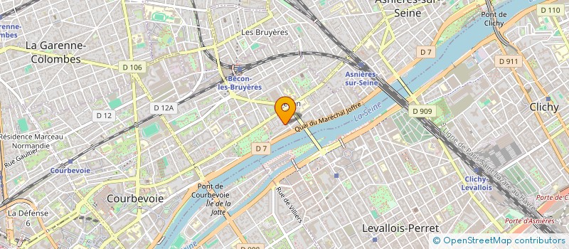 localisation de l'entreprise MONSIEUR LEON ATLANI à COURBEVOIE