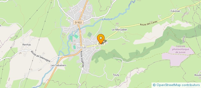 localisation de l'entreprise MONSIEUR LEON BALESTIER à JUSSAC