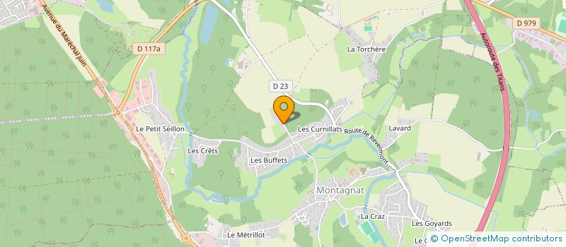 localisation de l'entreprise MONSIEUR LEON BENMERGUI à MONTAGNAT