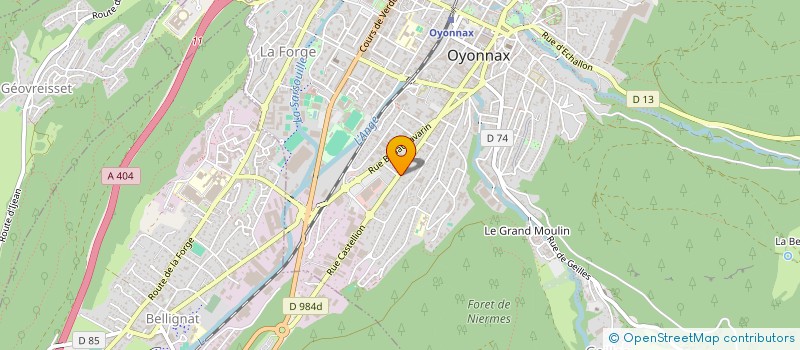 localisation de l'entreprise MONSIEUR LEON BERARD à OYONNAX