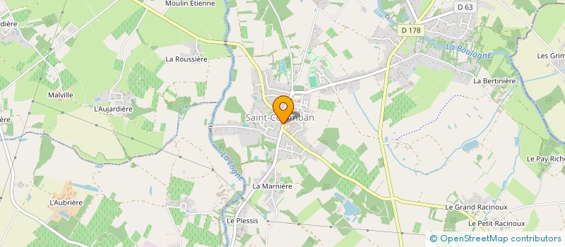 localisation de l'entreprise MONSIEUR LEON BERTIN à SAINT-COLOMBAN