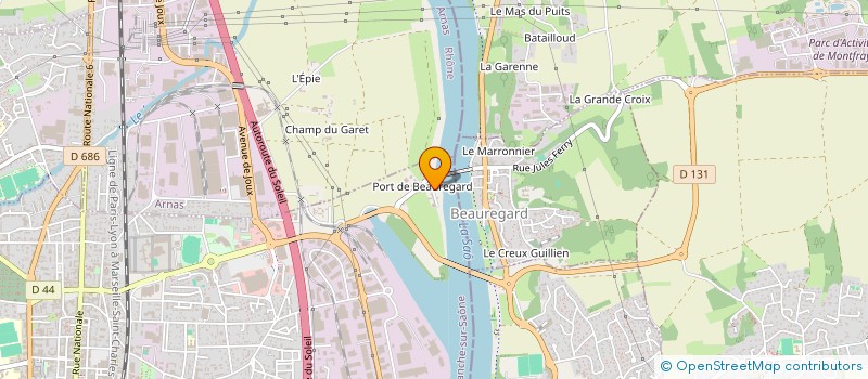 localisation de l'entreprise MONSIEUR LEON BERTRAND à VILLEFRANCHE-SUR-SAONE