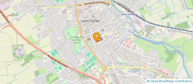localisation de l'entreprise MONSIEUR LEON BONTE à SAINT-OMER