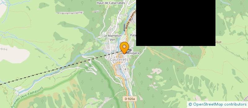 localisation de l'entreprise MONSIEUR LEON BORDENAVE à CAUTERETS