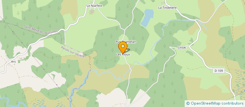 localisation de l'entreprise MONSIEUR LEON BOURGEIX  SAINT-MERD-LES-OUSSINES