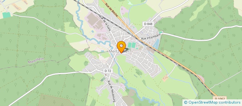 localisation de l'entreprise MONSIEUR LEON BOURGER  MERTZWILLER