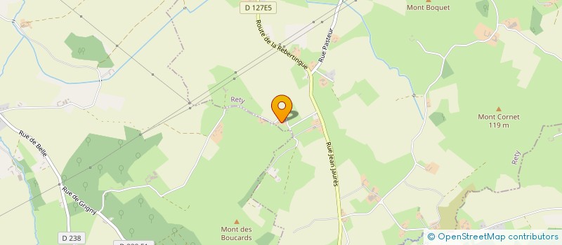 localisation de l'entreprise MONSIEUR LEON BREBION  WIERRE-EFFROY