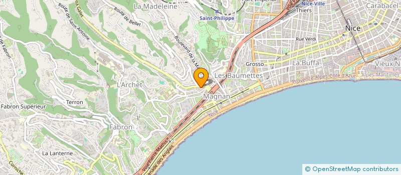 localisation de l'entreprise MONSIEUR LEON CACCIAGUERRA à NICE