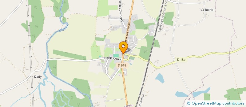 localisation de l'entreprise MONSIEUR LEON CHARBONNIER  MEREAU