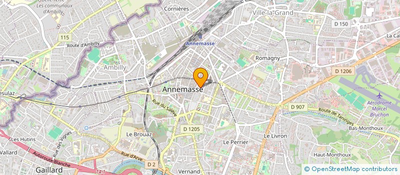 localisation de l'entreprise MONSIEUR LEON CHEMINAL à ANNEMASSE