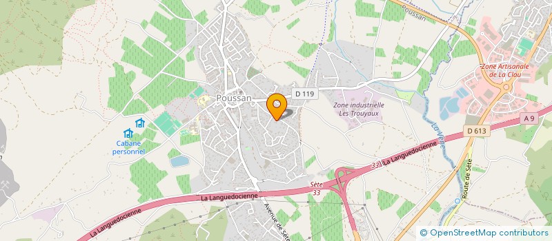 localisation de l'entreprise MONSIEUR LEON COLOMBAR  POUSSAN