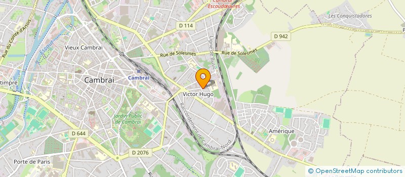 localisation de l'entreprise MONSIEUR LEON CONTI  CAMBRAI
