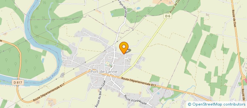 localisation de l'entreprise MONSIEUR LEON COURET  PORT-DE-LANNE
