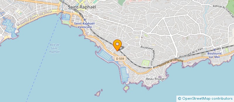 localisation de l'entreprise MONSIEUR LEON CROKAERT  SAINT-RAPHAEL