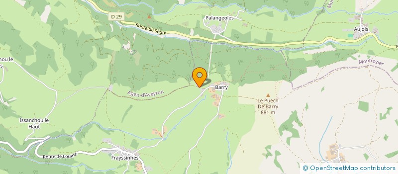 localisation de l'entreprise MONSIEUR LEON DELMAS  LE VIBAL