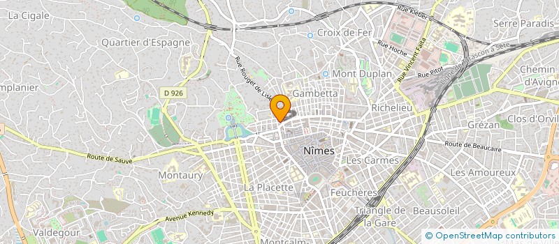 localisation de l'entreprise MONSIEUR LEON DELPECH  NIMES