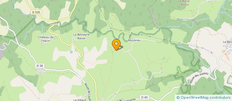 localisation de l'entreprise MONSIEUR LEON DESCOURS  LE MONASTIER-SUR-GAZEILLE