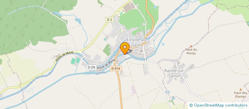 localisation de l'entreprise MONSIEUR LEON FAVRE  EINVILLE-AU-JARD