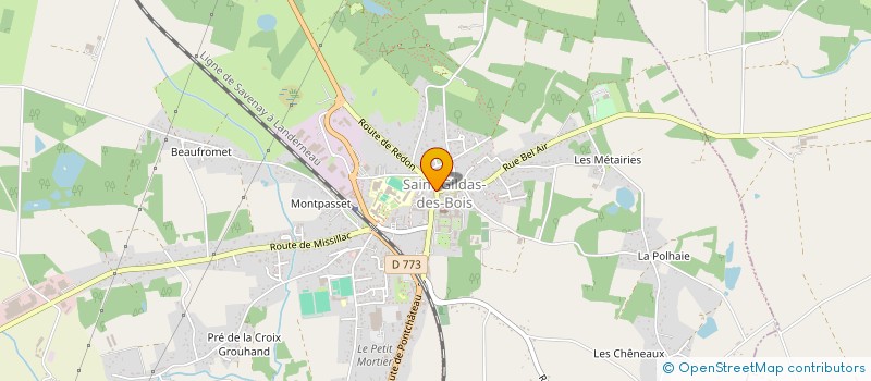 localisation de l'entreprise MONSIEUR LEON GARCIA  SAINT-GILDAS-DES-BOIS