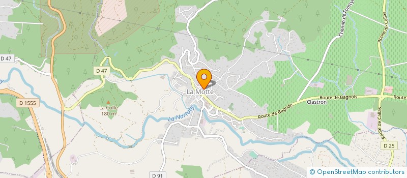 localisation de l'entreprise MONSIEUR LEON GARRO  LA MOTTE